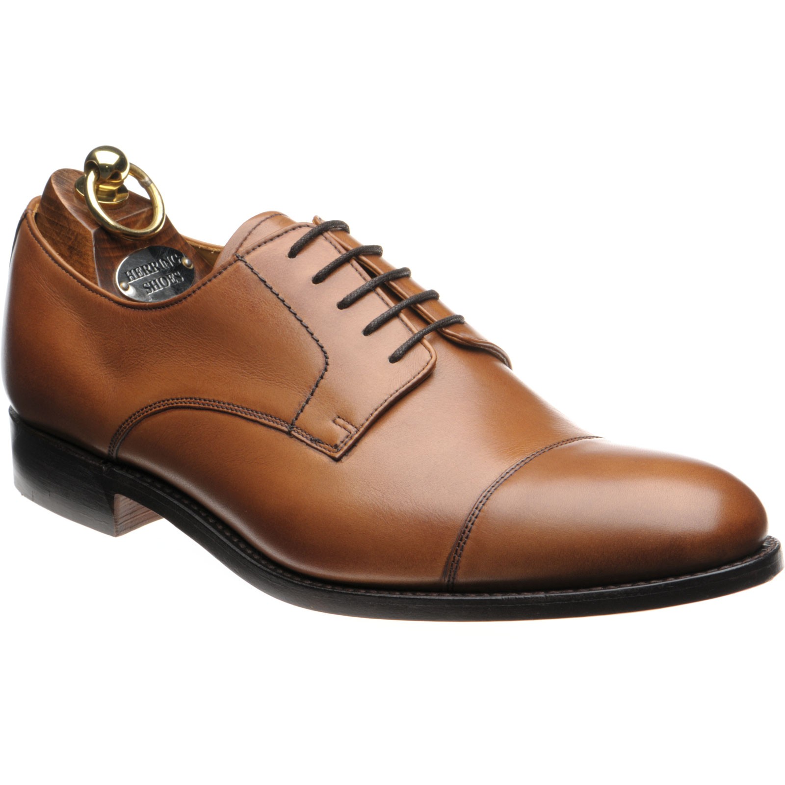 Herring shoes Herring Classic Burlington Derby shoes in Conker Calf at Herring Shoes