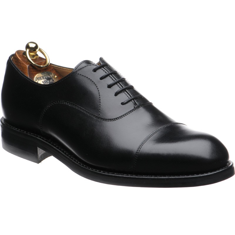 Herring shoes | Herring Classic | Rackenford (Rubber) in Black Calf at ...