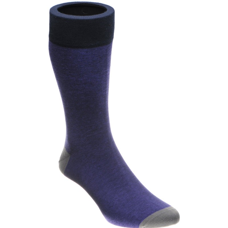 Herring shoes | Herring Socks | Sidney Sock in Purple at Herring Shoes