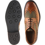 Herring Dartmoor  tweed rubber-soled brogues