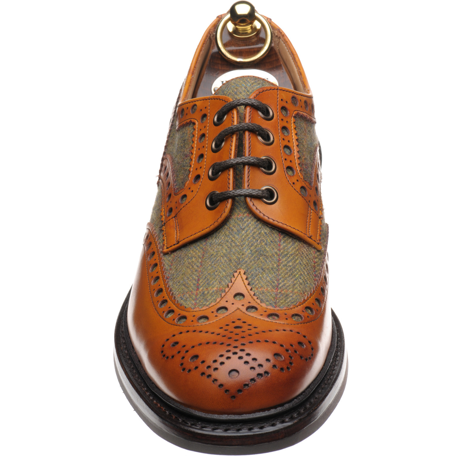 Herring shoes Herring Premier Dartmoor (Rubber) tweed rubbersoled