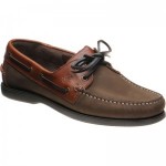Padstow rubber-soled deck shoes