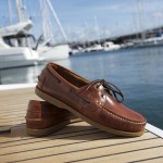 Herring Padstow rubber-soled deck shoes