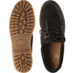 Rock rubber-soled deck shoes