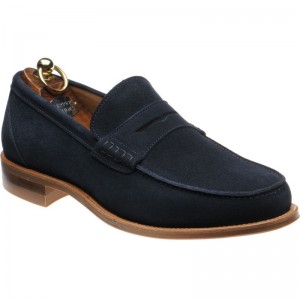 Exeter (Rubber) in Navy Suede