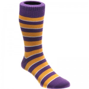 Herring Snooty Sock in Purple Stripe