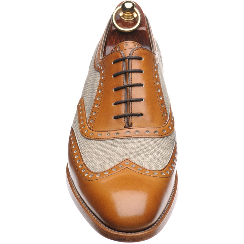 Canvas brogues sales