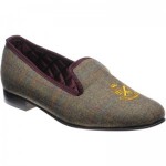 Herring Balmoral tweed slippers