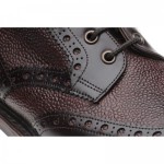 Herring Coniston two-tone rubber-soled brogue boots