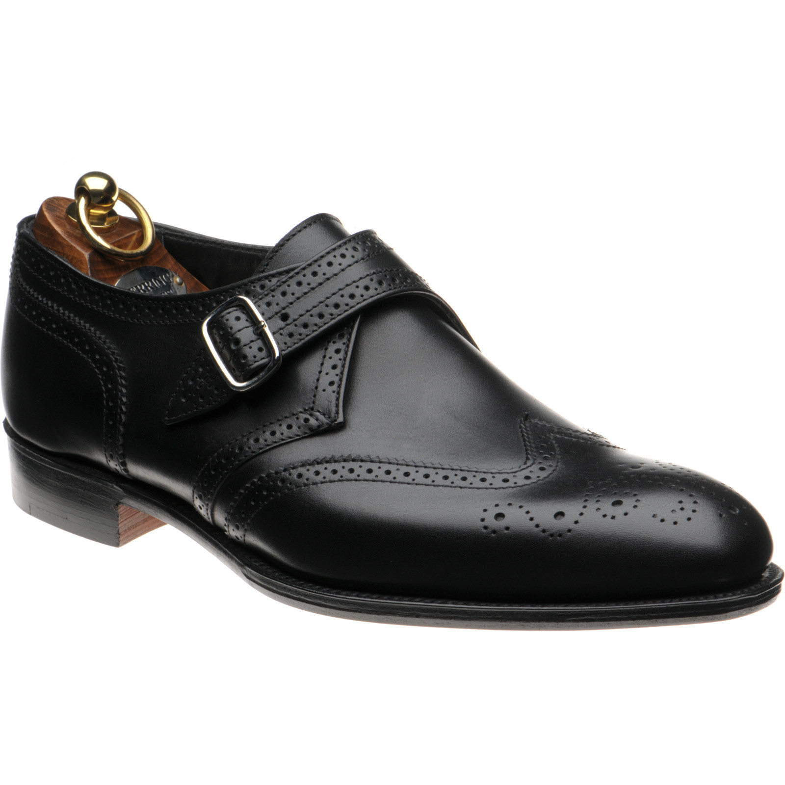 Herring shoes | Herring Premier | Philip II monk shoes in Black Calf at ...