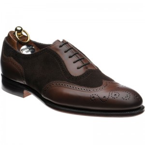 Henry II in Espresso Calf and Brown Suede