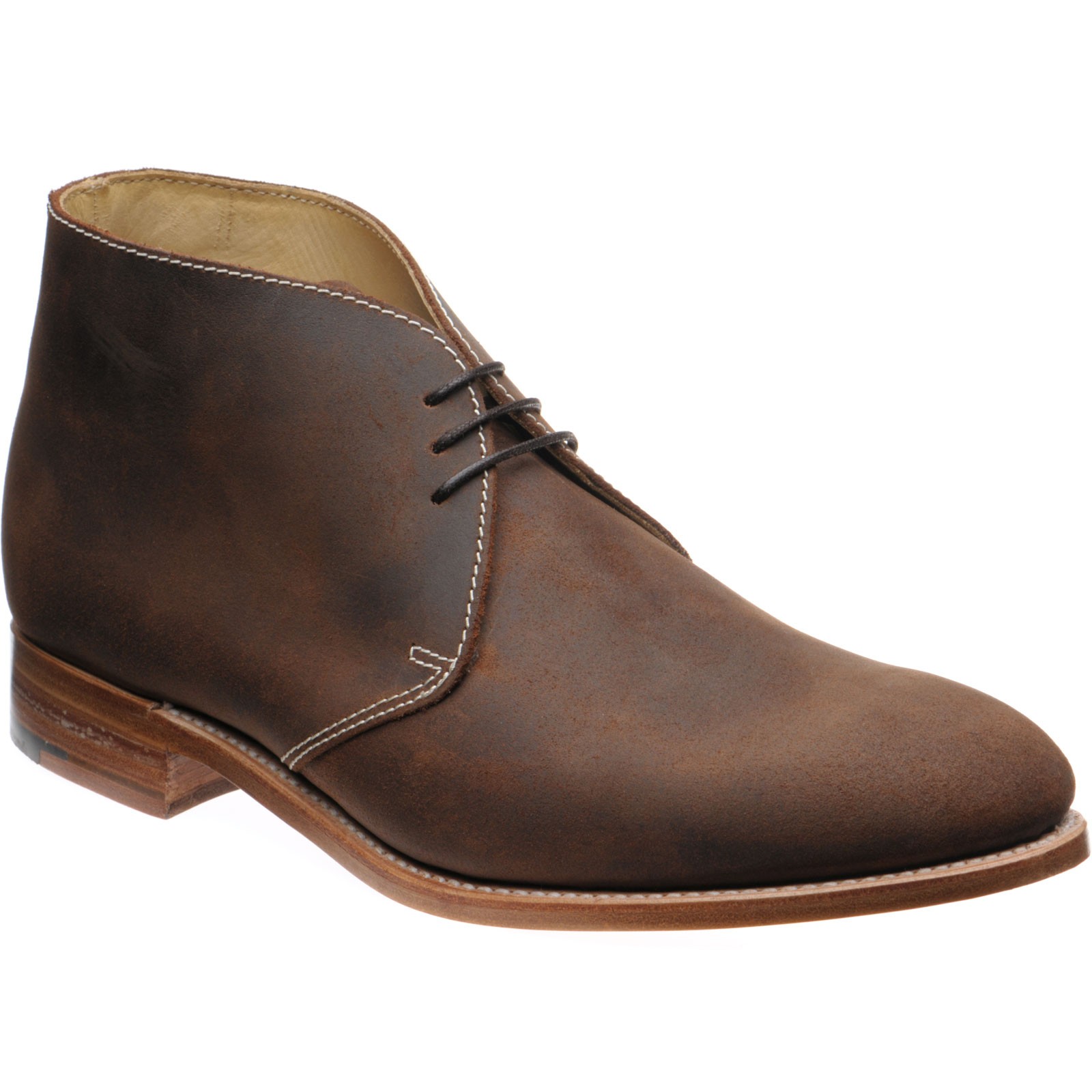 Herring shoes | Herring Classic | Orkney Chukka boots in Brown Waxy at ...