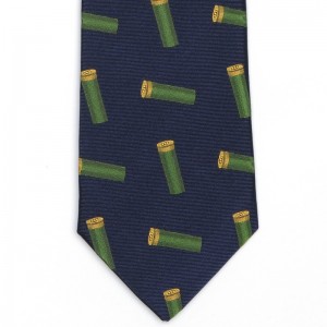 Herring Cartridge Tie (7797 269) in Navy Green (2)