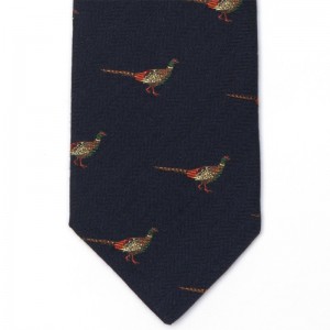 Pheasant Tie (7796 205) in Navy (2)