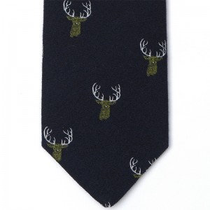 Stag Tie (7796 218) in Navy (2)