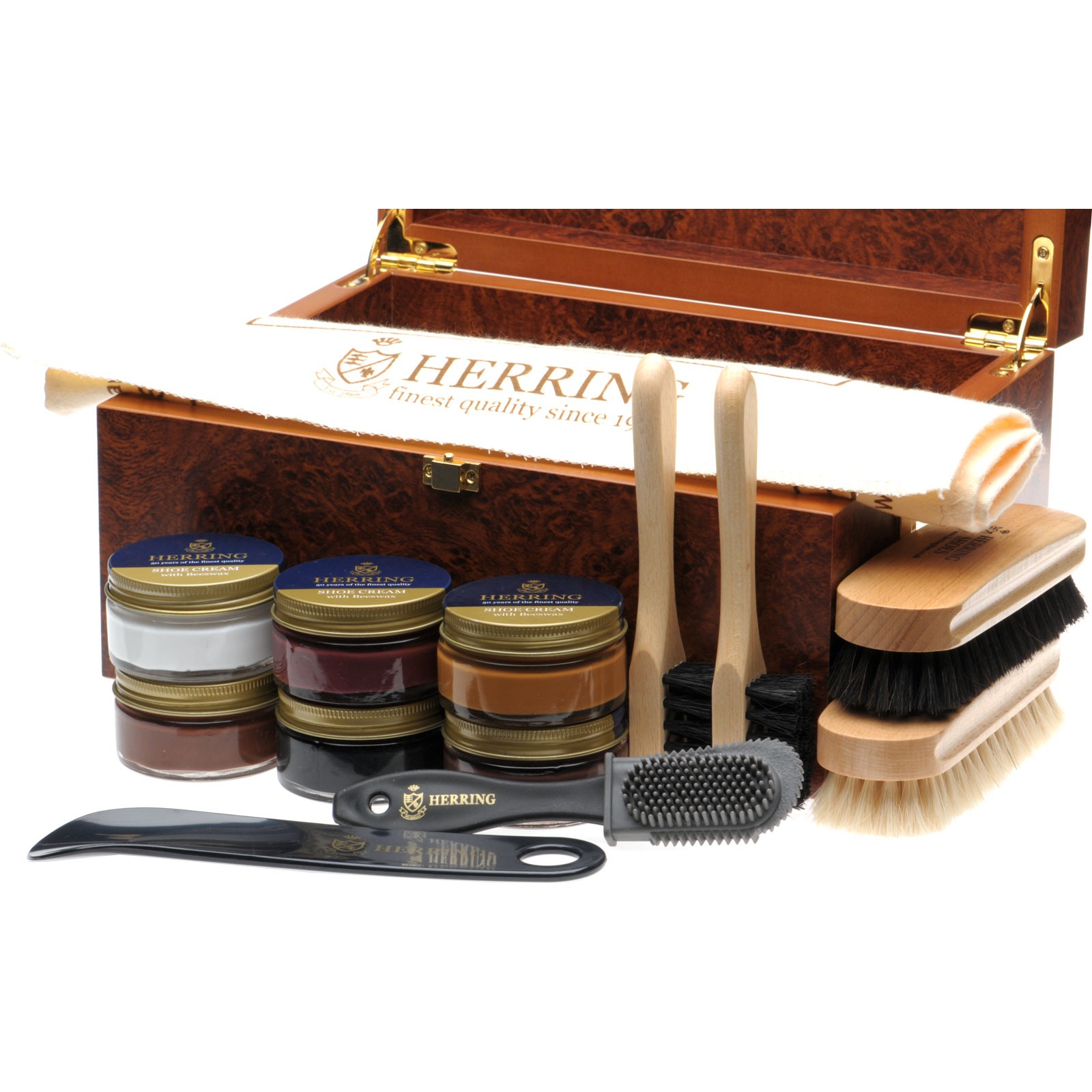 Herring shoes | Herring Shoe Care | Valet Box II in Red Walnut at ...