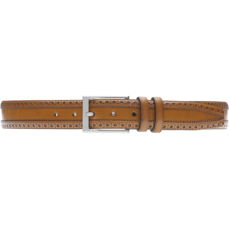 Herring shoes Herring Sale Harrow Belt in Chestnut Calf at Herring