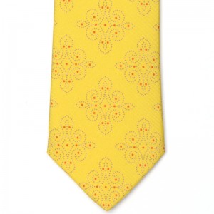 Brogue Tie in Lemon