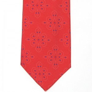 Brogue Tie in Red