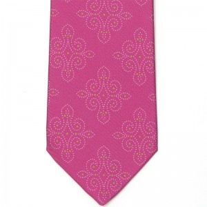 Brogue Tie in Pink