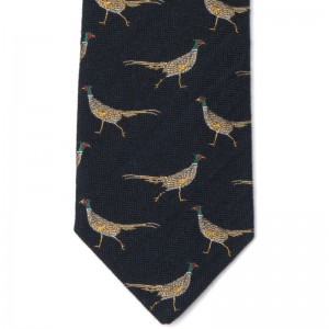Pheasant 2 Tie in Navy