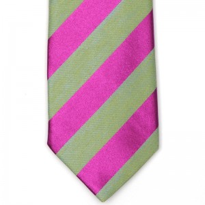 Bold Stripe Tie (7783 275) in Green (4)