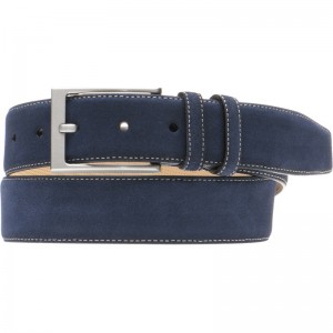 Herring Caserta Belt in Blue Suede
