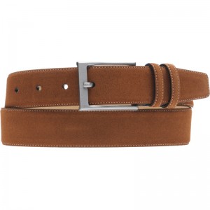 Herring Caserta Belt in Snuff Suede
