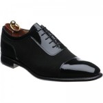 Herring Jive Oxfords in Black Patent and Black Suede