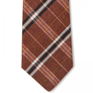 Rustic Check Tie (7796 234) in Brown (5)