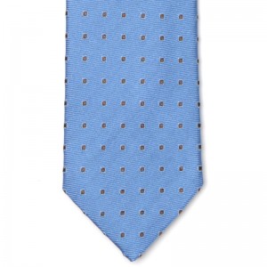 Medium Woven Squares Tie (5003-601) in Blue (3)