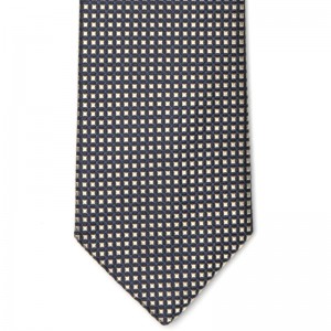 Small Woven Squares Tie (5003-603) in White (5)