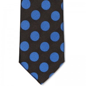 Large Woven Spots Tie (5003 624) in Blue (5)