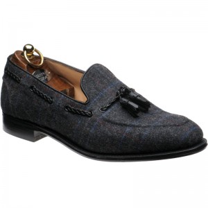 Exford in Charcoal Tweed and Black Calf