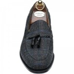 Exford tweed tasselled loafers