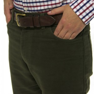 Herring Moleskin Jeans in Olive