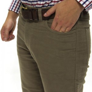 Herring Moleskin Jeans in Urban Stone
