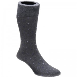 Herring Spotty Sock in Grey