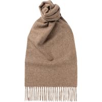 herring plain lambswool scarf in beige