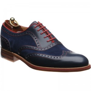 Herring Hathaway in Navy Calf and Suede
