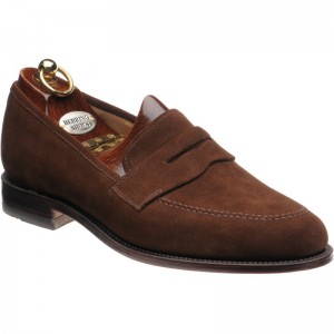 Herring shoes | Herring Sale | Farringdon OLD loafers in Brown Suede at ...