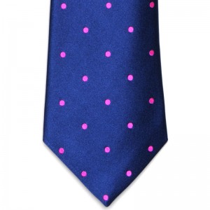 Small Spot Tie (7771 750) in Blue and Pink (4)