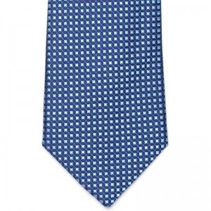 Small Squares Tie (5003 530) in Blue (2)