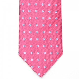 Medium Woven Squares Tie (5003 534) in Pink (5)