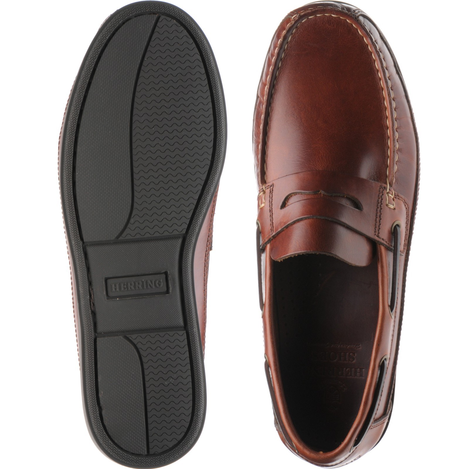 Herring shoes | Herring Executive | Salcombe in Chestnut at Herring Shoes