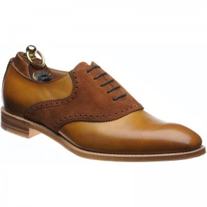Herring Yale in Chestnut Calf and Sand Suede