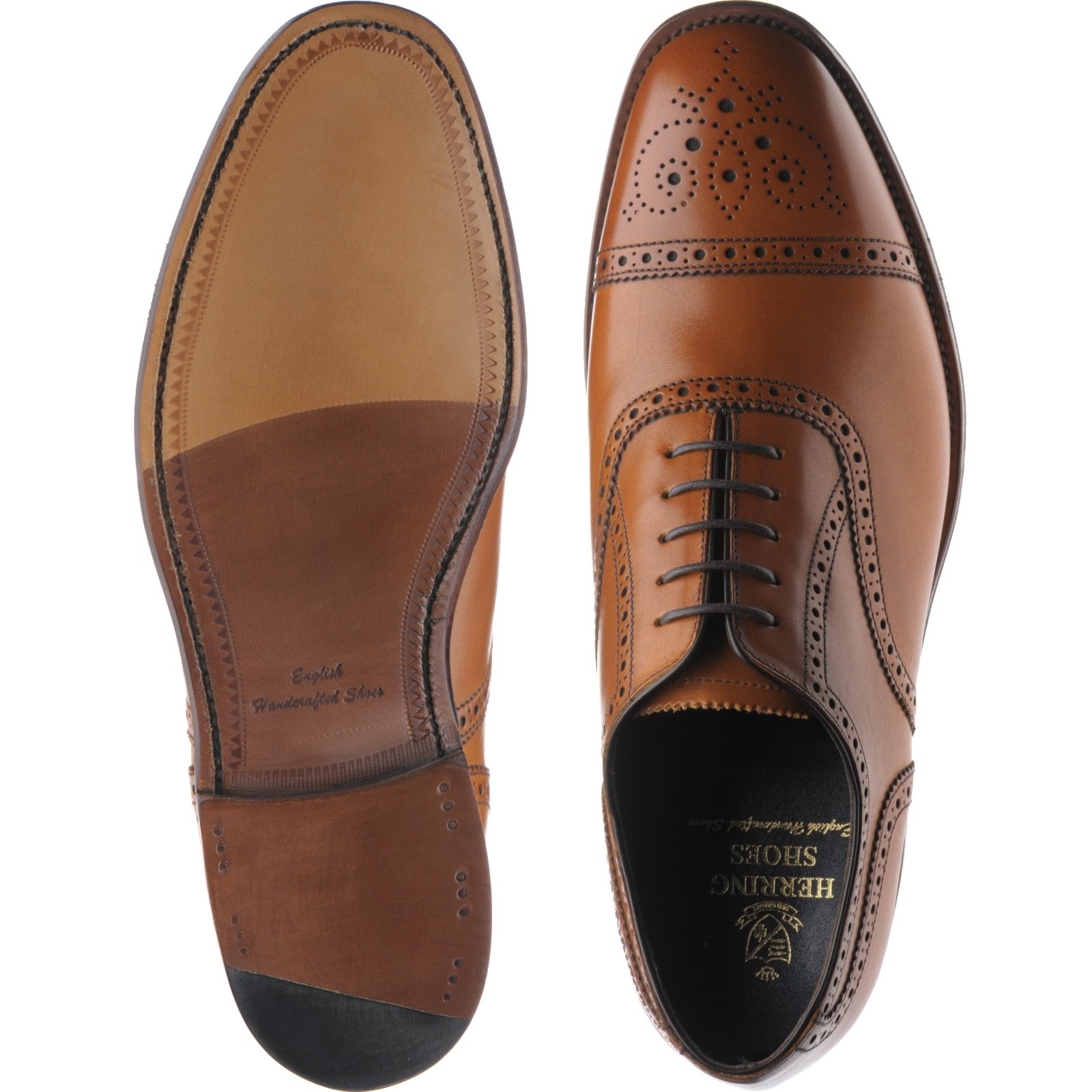 Herring shoes | Herring Classic | Hampstead in Chestnut Burnished Calf ...
