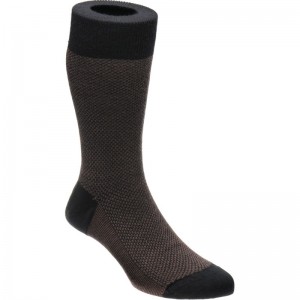 Herring Lombard Sock in Black