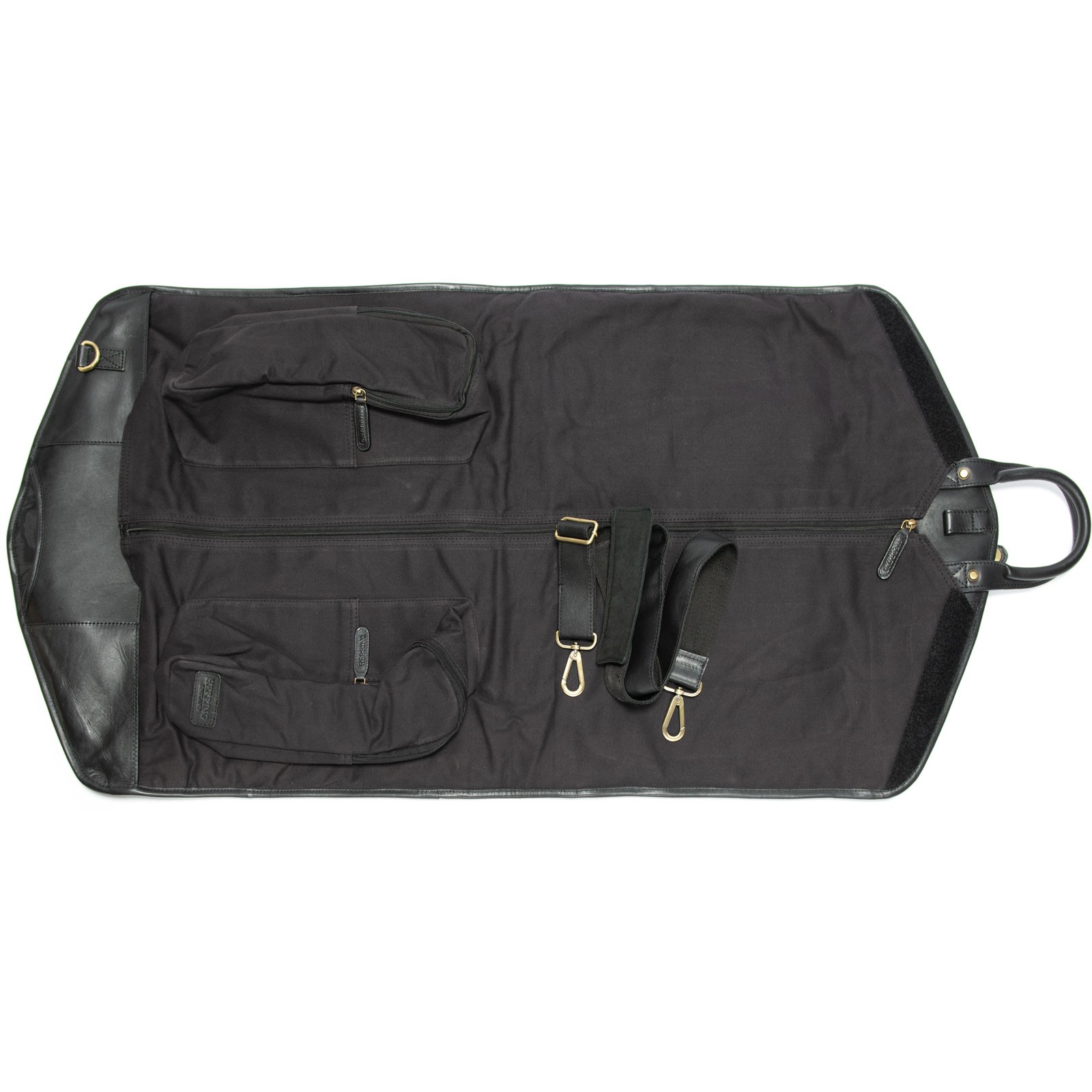 Herring shoes Herring Luggage Savoy Suit Carrier in Black Calf at