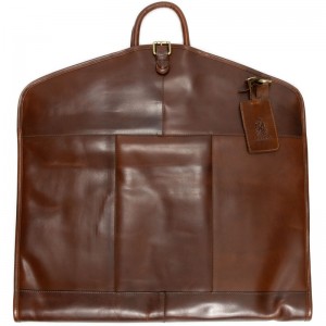 Savoy Suit Carrier in Brandy Calf